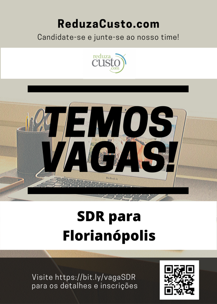Vagas para SDR na ReduzaCusto.com