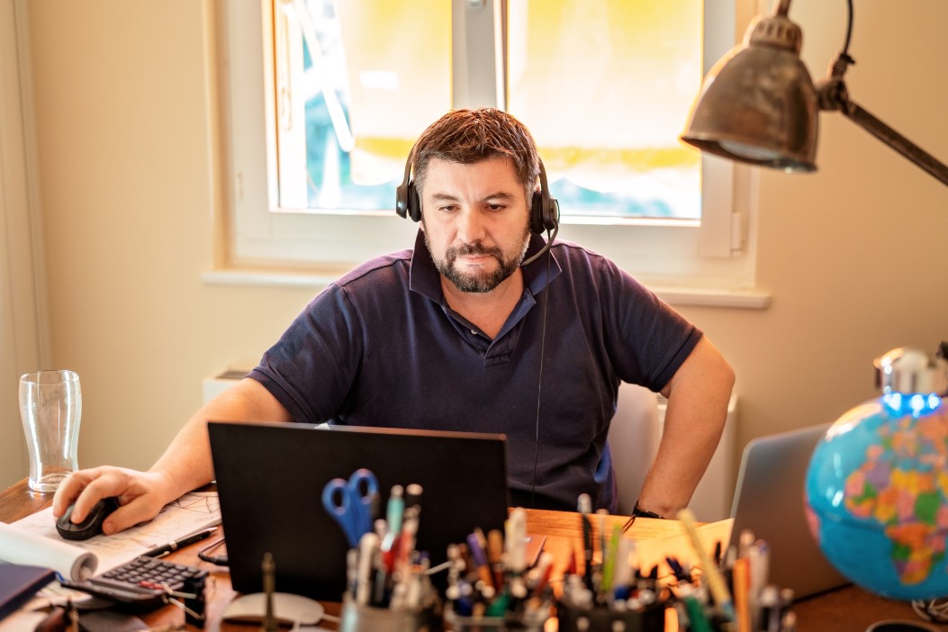 time comercial home office