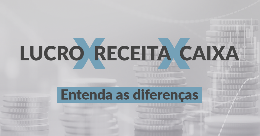 lucro receita caixa